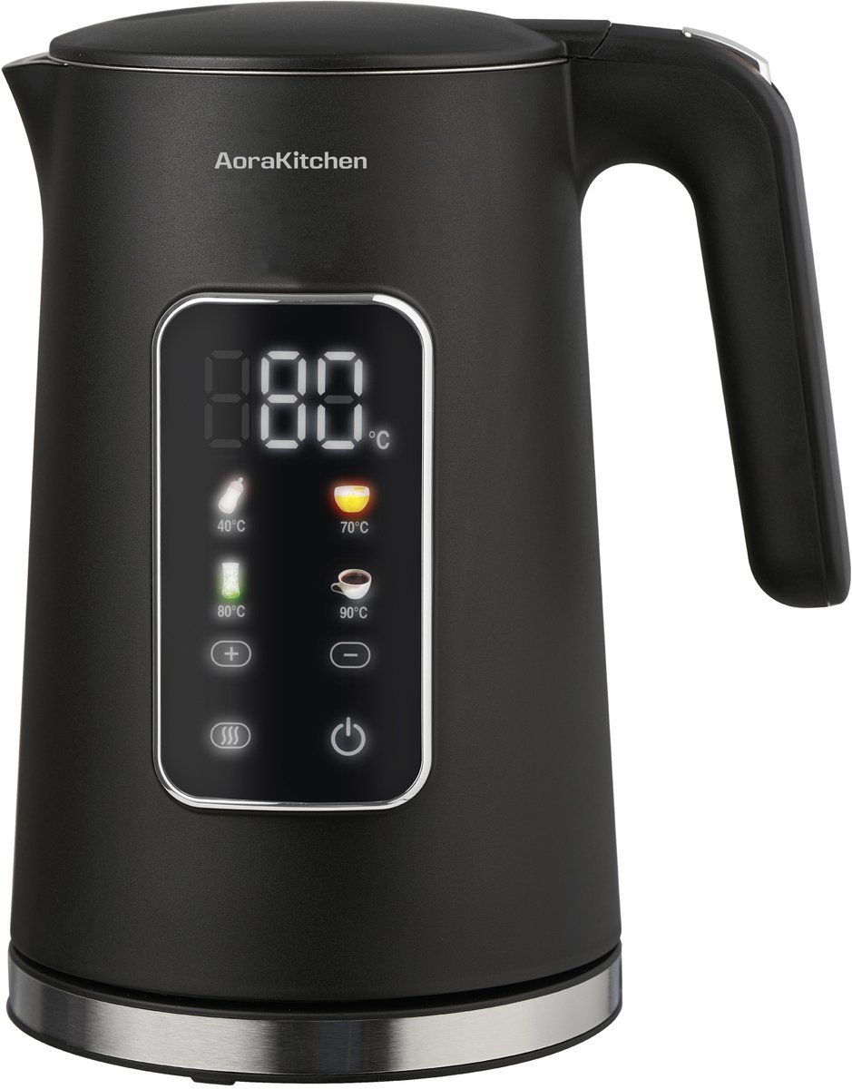 AoraKitchen LED Touchscreen Waterkoker 1,7L