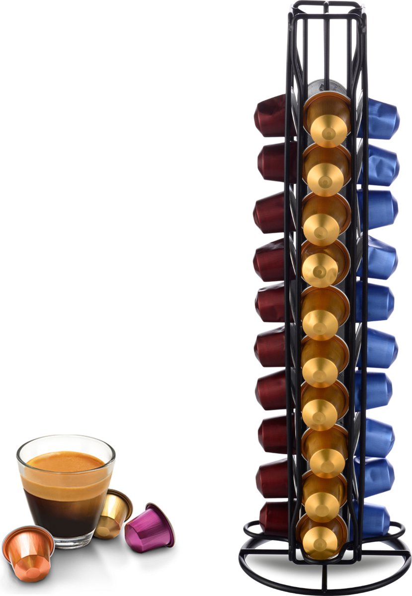 LaCardia staande capsulehouder voor 40 Nespresso cups